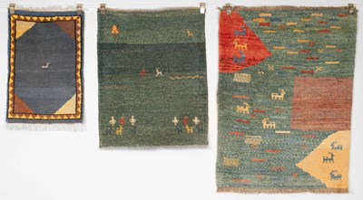 Lot 640 - Three Gabbeh rugs