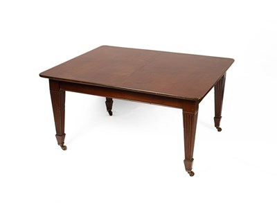 Lot 673 - A George IV style mahogany extending dining table