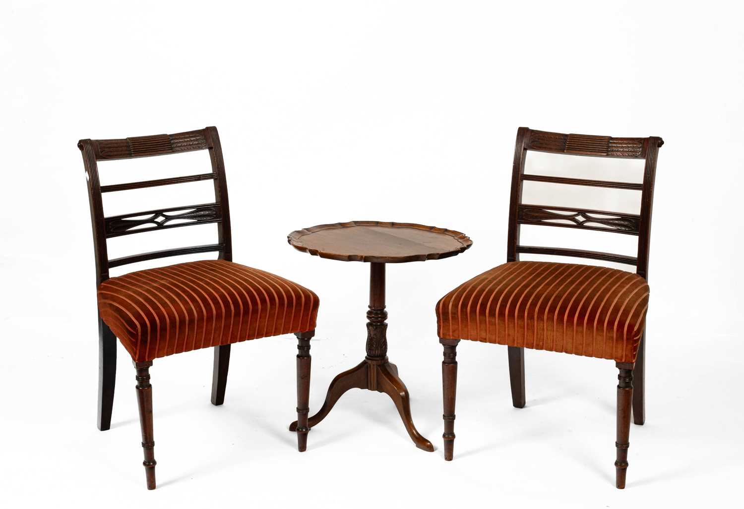 Lot 572 - A Pair Of 19th Century Mahogany Dining