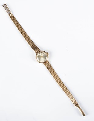 Lot 334 - A lady's 9ct yellow gold Zodiac wristwatch