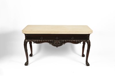 Lot 460 - A George II style Irish mahogany console table