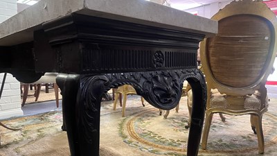 Lot 460 - A George II style Irish mahogany console table