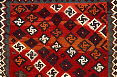 Lot 615 - A Luri kilim