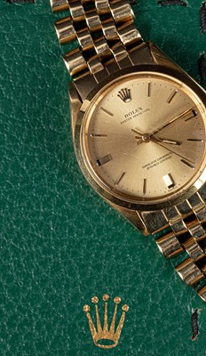 Lot 340 - A Rolex 18k gold Oyster Perpetual wristwatch