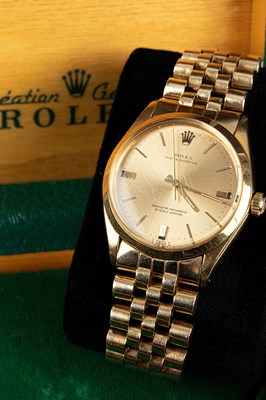 Lot 340 - A Rolex 18k gold Oyster Perpetual wristwatch