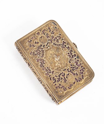 Lot 327 - A Continental silver gilt bible cover