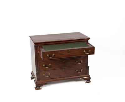 Lot 482 - A late 18th Century Chippendale period mahogany dressing chest