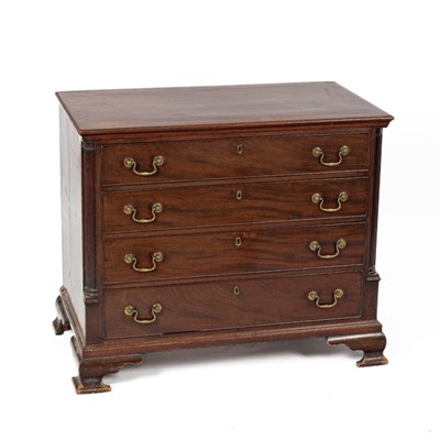 Lot 482 - A late 18th Century Chippendale period mahogany dressing chest