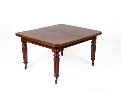 Lot 483 - An early Victorian mahogany extending dining table