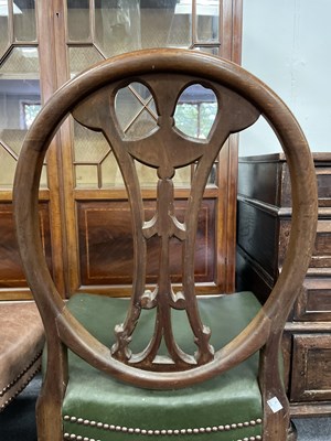 Lot 484 - Ten late 18th Century style mahogany dining chairs