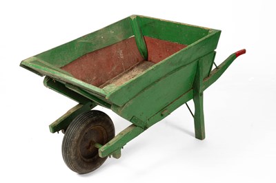 Lot 559 - A green painted Ombersley 'special' wheelbarrow