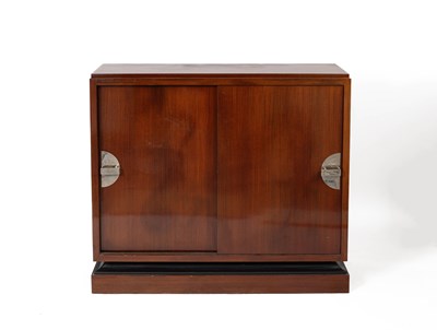 Lot 471 - An Art Deco style mahogany cabinet