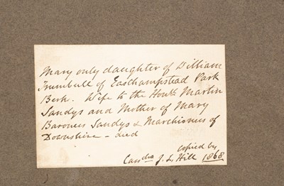 Lot 28 - Cassandra J L Hill (19th Century)