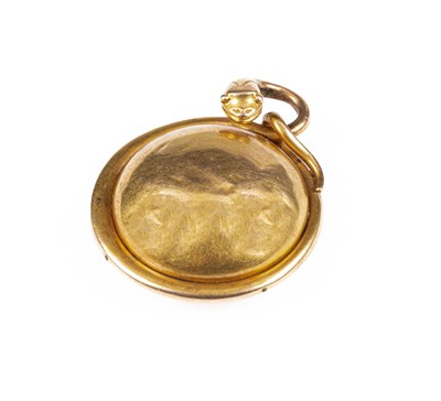 Lot 262 - A Victorian gold mourning locket