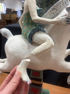 Lot 421 - A Marie Prett ceramic sculpture