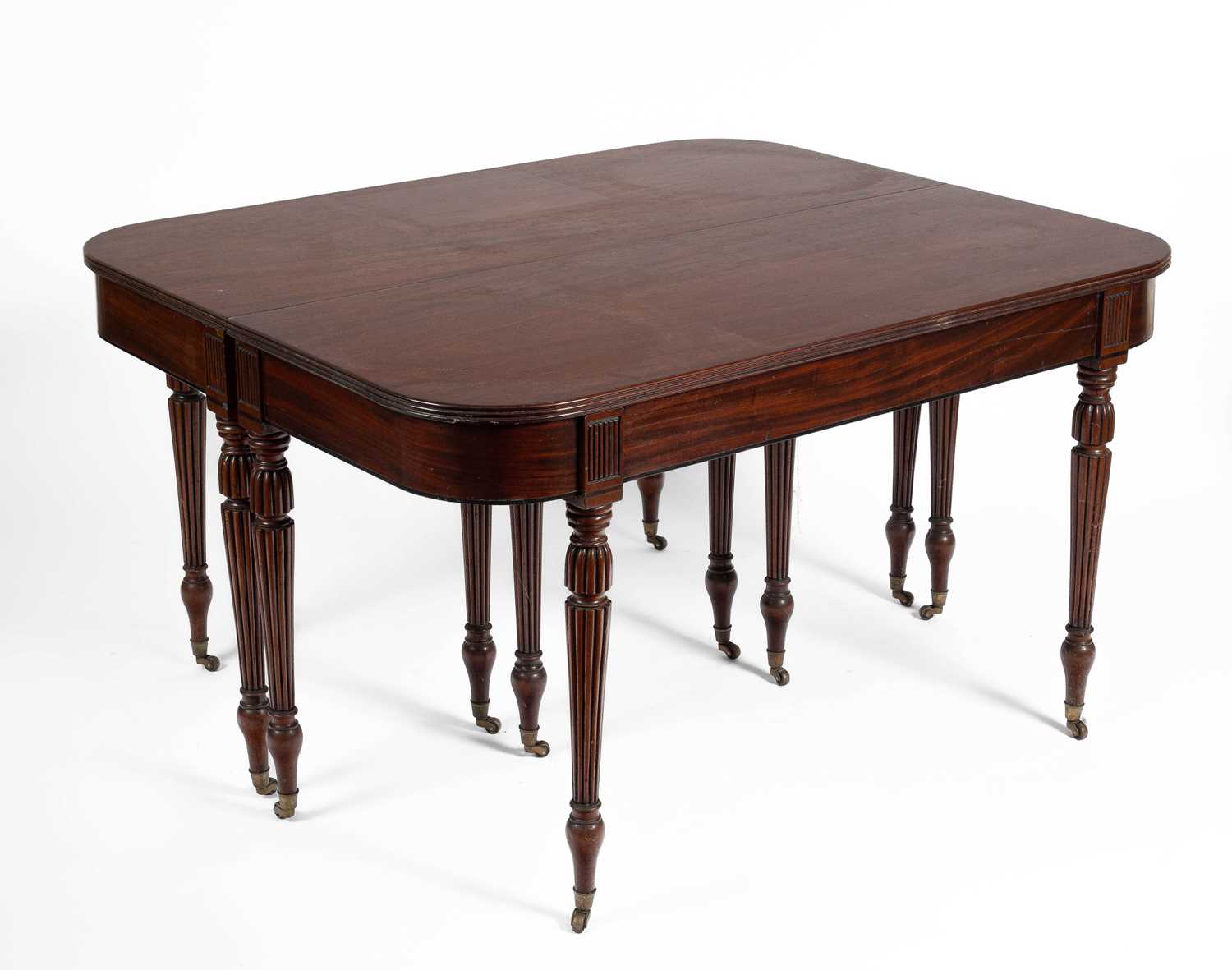 Lot 78 - A Regency mahogany extending dining table