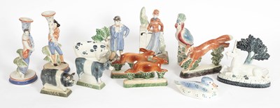 Lot 129 - Twelve modern Rye pottery figures