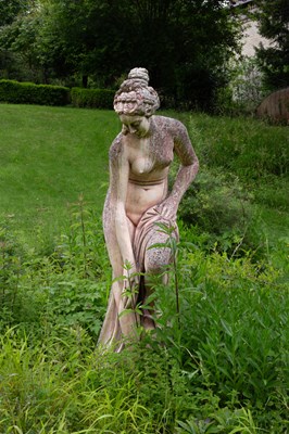 Lot 15 - A Tritonstone figure of the Bather of Allegrain