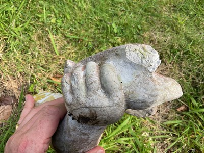 Lot 16 - A set of four reconstituted stone figures