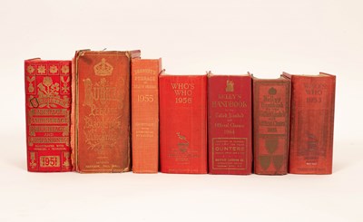 Lot 31 - A collection of Burke's Peerage, Kelly's Directory, etc.