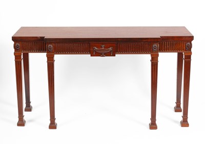 Lot 217 - An Adam style mahogany serving table