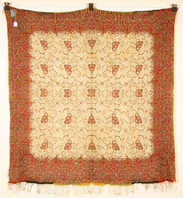 Lot 678 - An Indian Kashmiri shawl