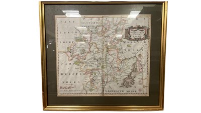Lot 33 - Morden (Robert) A Map of Worcestershire