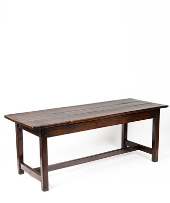 Lot 503 - An oak refectory table