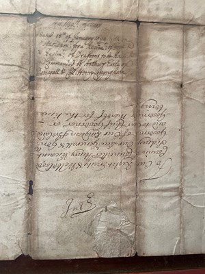 Lot 520 - William III, King of England (1689-1702) Signed Autograph letter