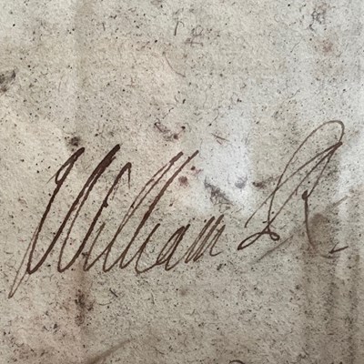 Lot 520 - William III, King of England (1689-1702) Signed Autograph letter