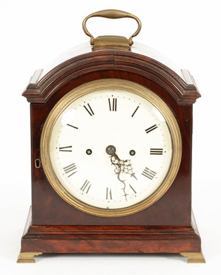 Lot 702 - A Victorian mahogany cased bracket clock