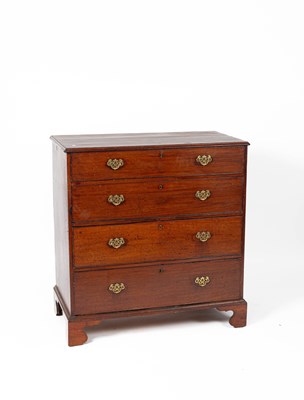 Lot 479 - A George III mahogany chest