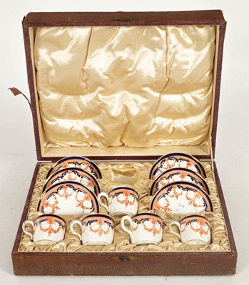 Lot 745 - A Royal Crown Derby coffee set