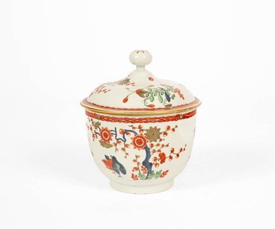 Lot 703 - A Flight ‘Two Quail’ pattern sugar bowl and cover