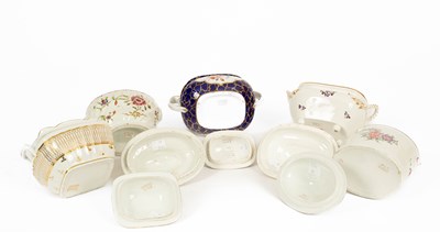 Lot 512 - Two Coalport oval sugar bowls