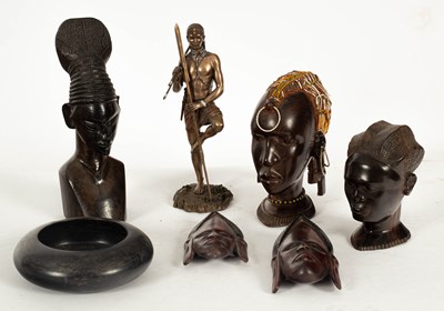 Lot 734 - African carvings