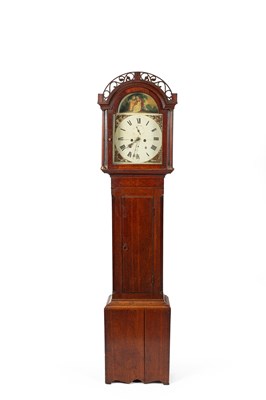 Lot 441 - A 19th Century oak longcase clock