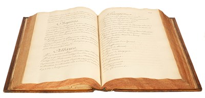 Lot 590 - France: Territorial planning - Manuscript Mémoires [des Intendants] sur les Généralités