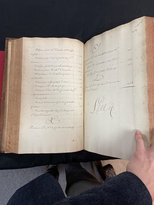 Lot 590 - France: Territorial planning - Manuscript Mémoires [des Intendants] sur les Généralités