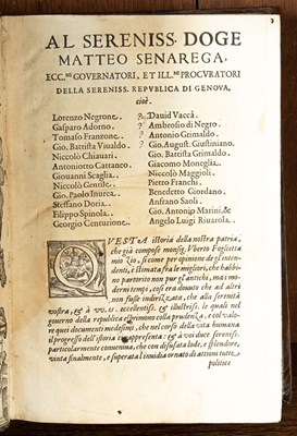 Lot 245 - Foglietta (Uberto) Dell Istorie di Genova