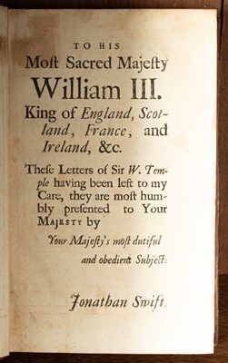 Lot 246 - Letters written by Sir W. Temple, Bart. and other Ministers of State