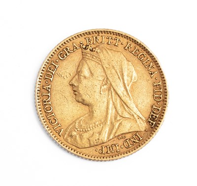 Lot 359 - A Victorian 1900 half-sovereign