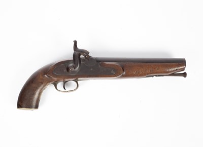 Lot 540 - An 18th Century flintlock pistol