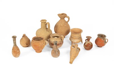 Lot 754 - A group of Greek and Roman pottery vessels