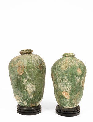 Lot 753 - Two large ovoid pottery vessels