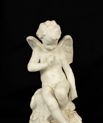 Lot 750 - A pair of Sèvres biscuit figures