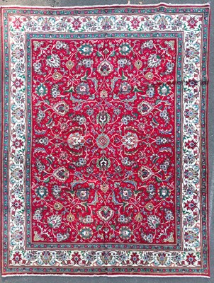 Lot 638 - A Tabriz Carpet, North West Persia