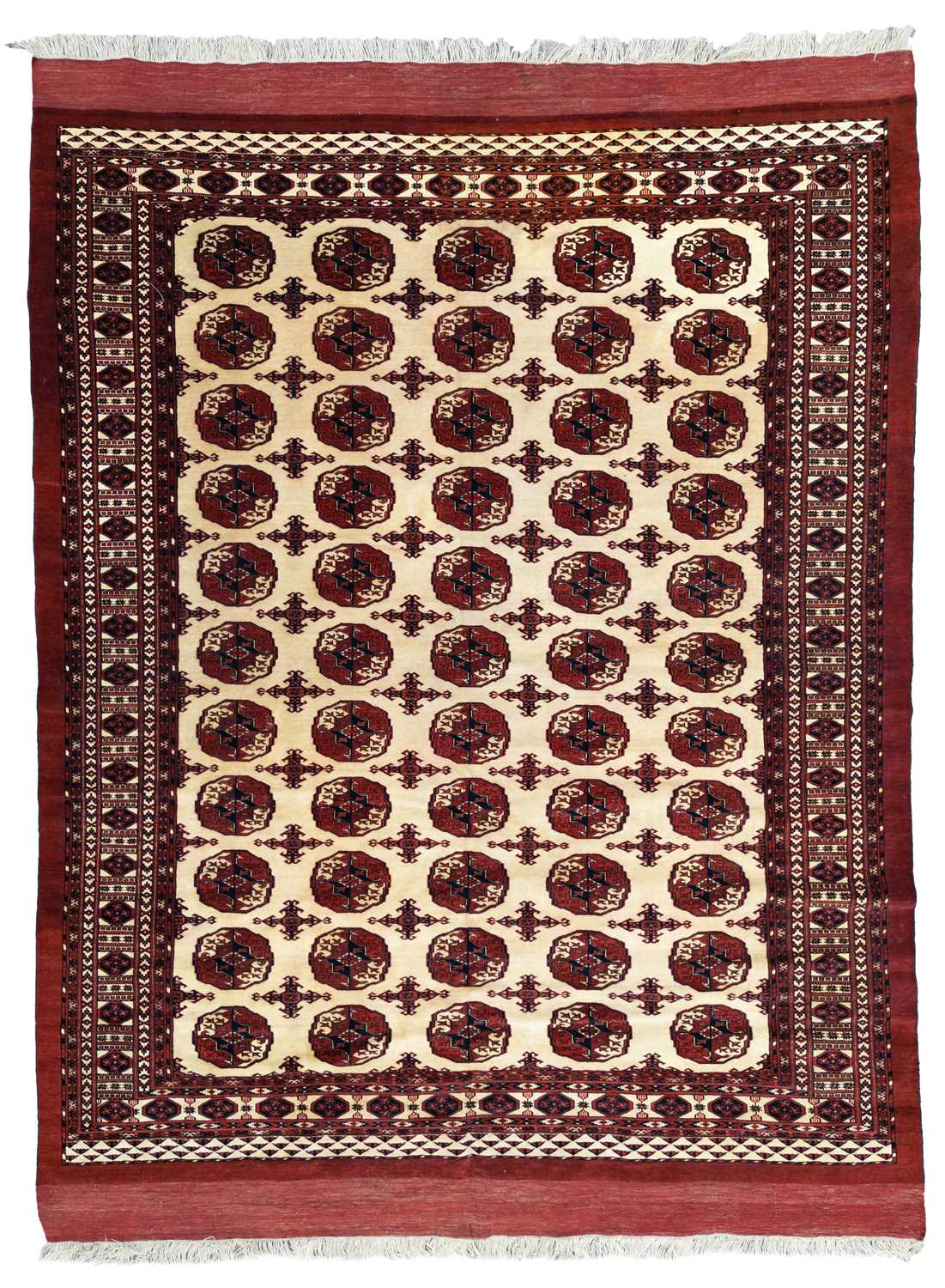 Lot 425 - A Tekke carpet