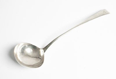 Lot 111 - A George III silver ladle