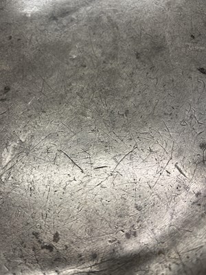 Lot 7 - An early 18th Century twelve-sided pewter dish